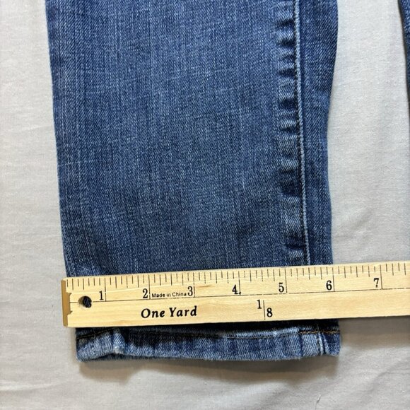 Eileen Fisher Denim Jeans Womens Medium M Dark Wash Straight Leg 32x28 - Picture 2 of 7